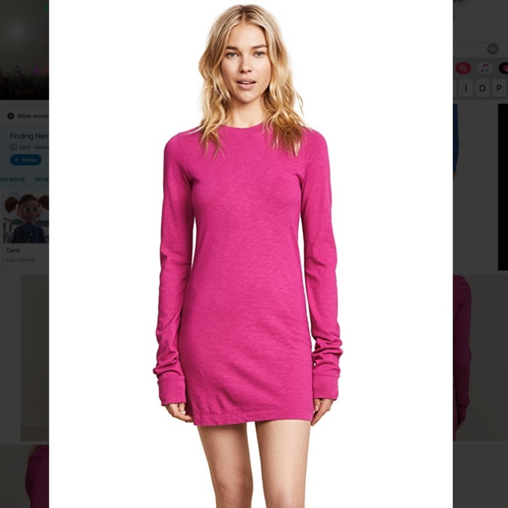 NWOT Cotton Citizen Tokyo Long Sleeve Mini Dress